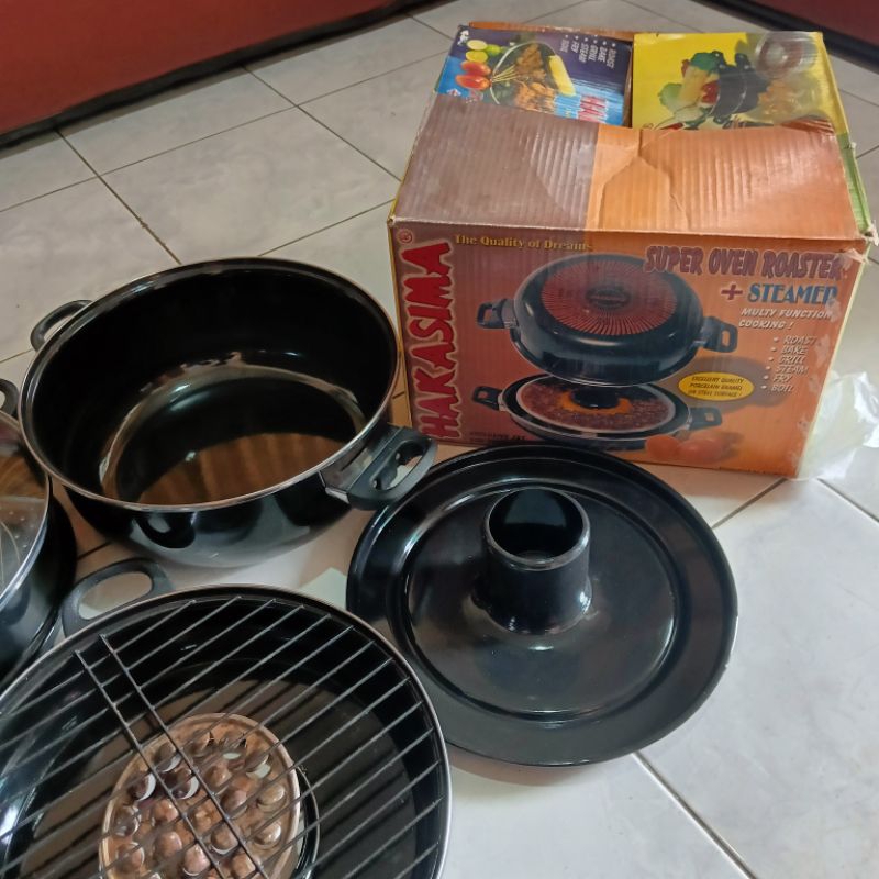 Hakasima Super Oven Roaster + Steamer