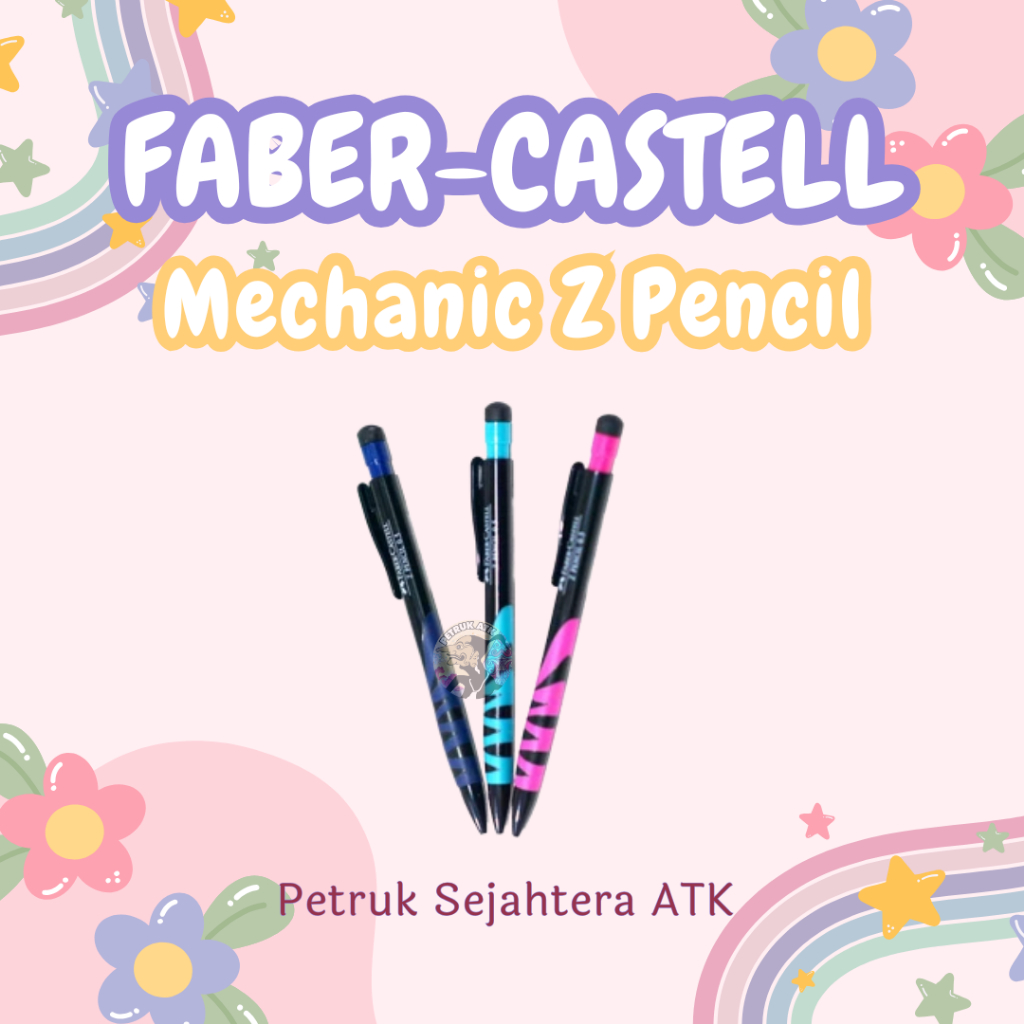 

[PCS] PENSIL MEKANIK FABER CASTELL Z-PENCILS 0.5MM MECHANICAL PENCIL