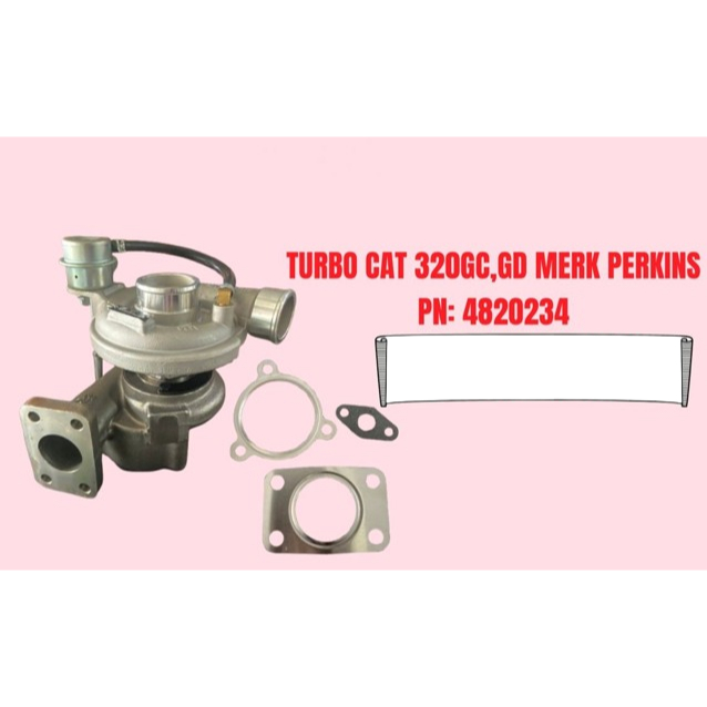 Turbo CAT 320GC,GD merk Perkins PN: 4820234