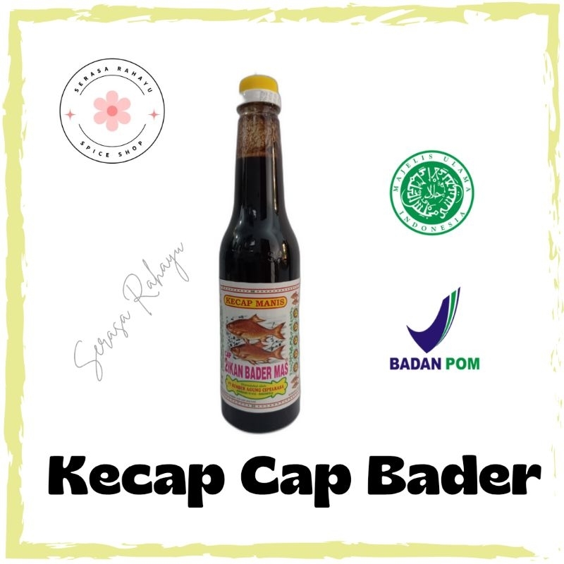 

Kecap Bader/Kecap Manis Cap 2 Ikan Bader Mas 600ml