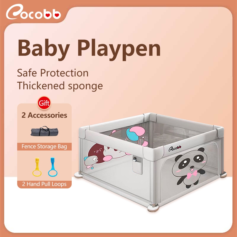 COCOBB Pagar Baby Bermain Baby Playpen Baby Playfence Playpen Bayi Pagar Kolam Tempat