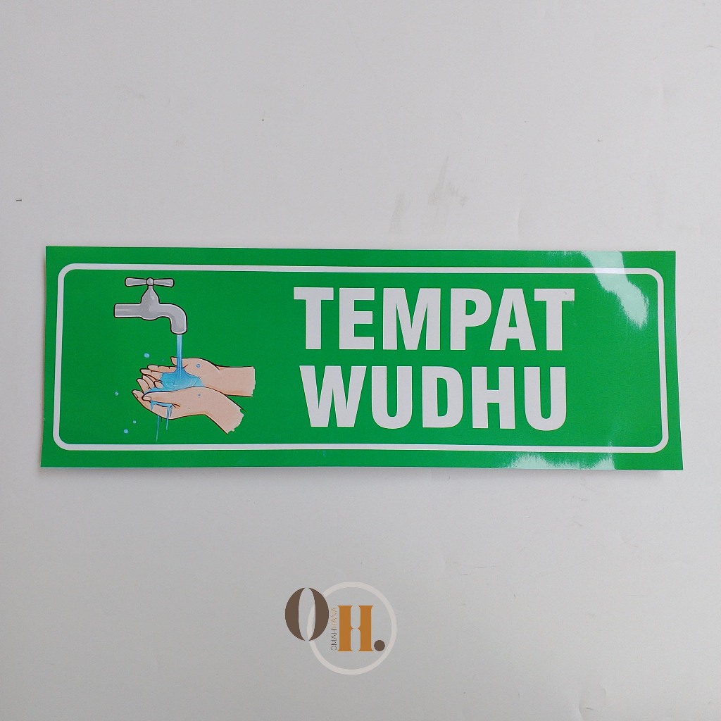 

Stiker Tempat Wudhu - Stiker Fasilitas Tempat Ibadah - Stiker Fasilitas Umum