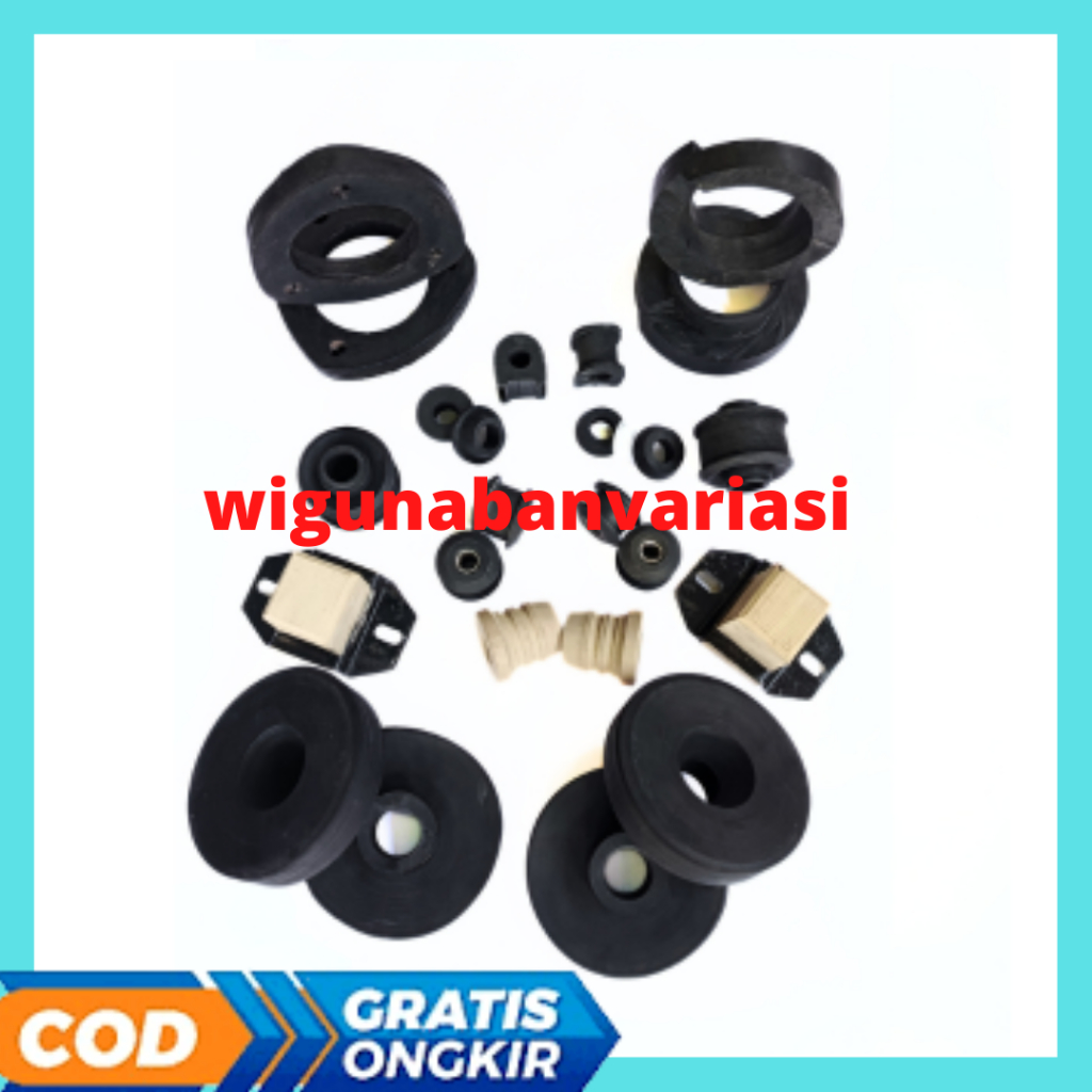 Karet Kaki-Kaki Mobil Modifikasi Avanza Xenia Rush dan Terios Bagian Depan Belakang 2 cm