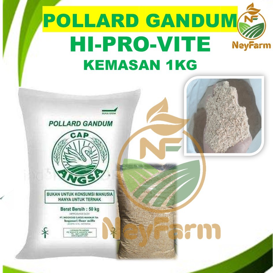 Pollard Cap Angsa Bogasari / Polar Angsa Kemasan Repack 1kg