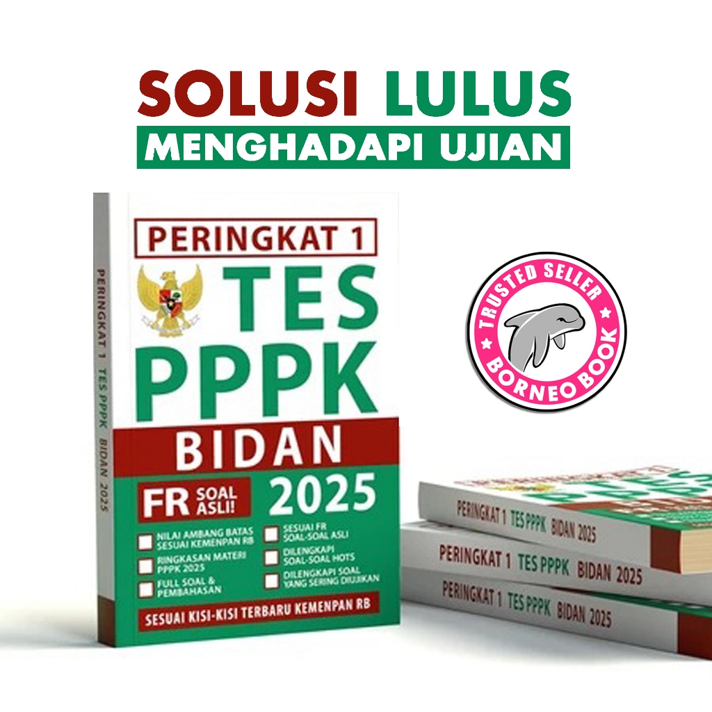 Buku Peringkat 1 Tes Pppk Bidan 2025 Buku PPPK BIDAN 2025