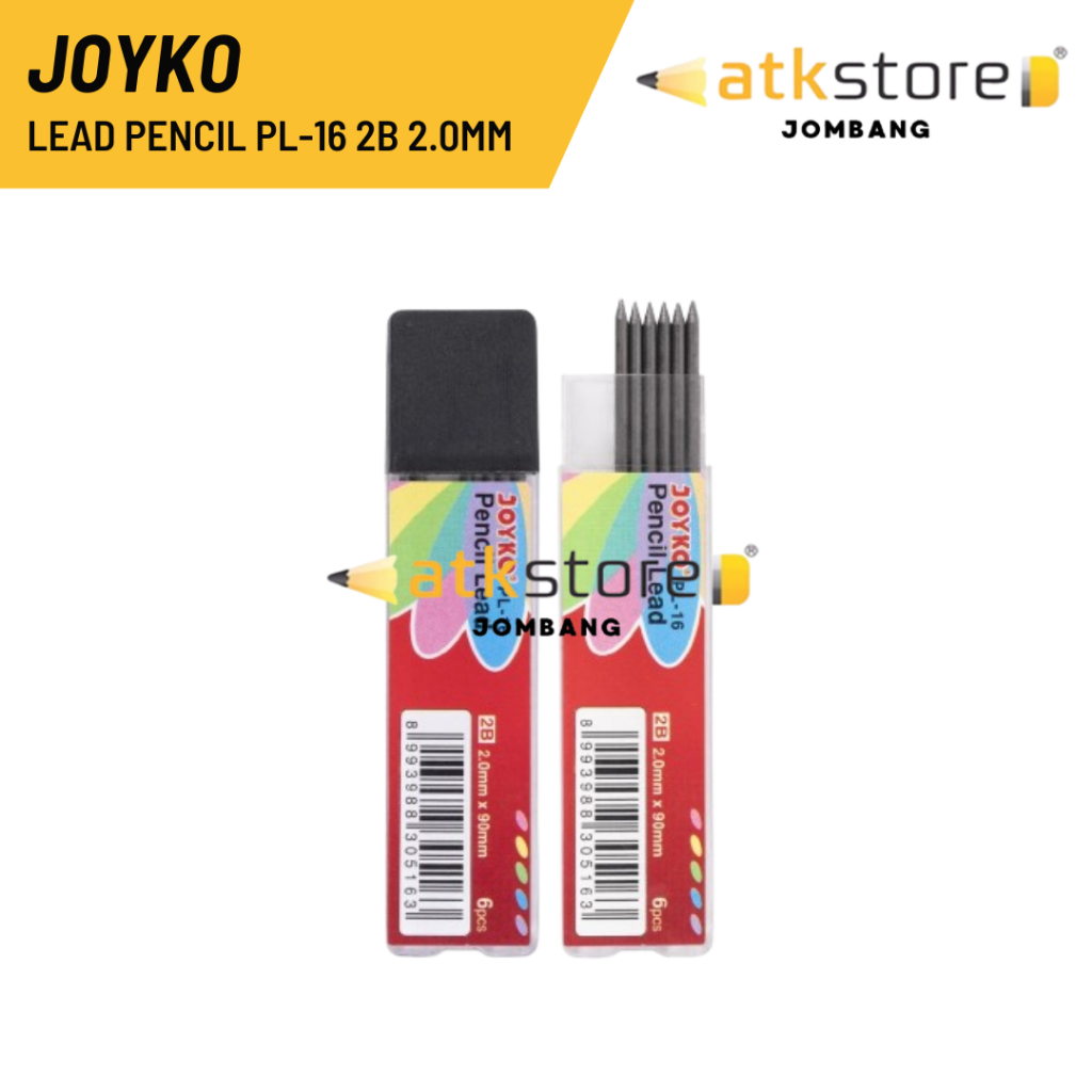 

Joyko Pencil Lead Isi Pensil Mekanik Joyko PL-16 2B 2.0 mm