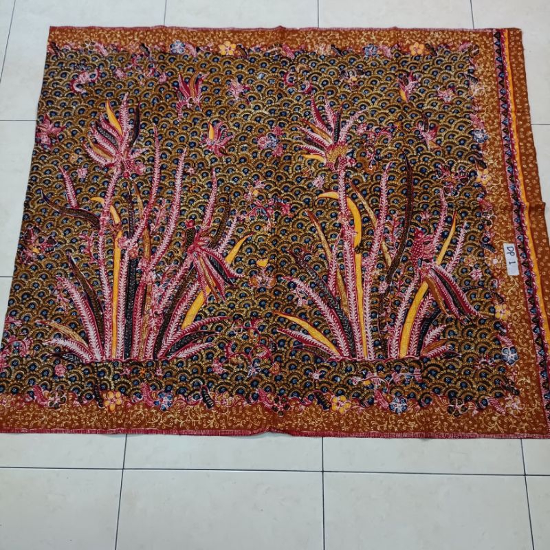 Kain batik tulis lasem 3 negri motif gunung ringgit sisik DPK 1-20