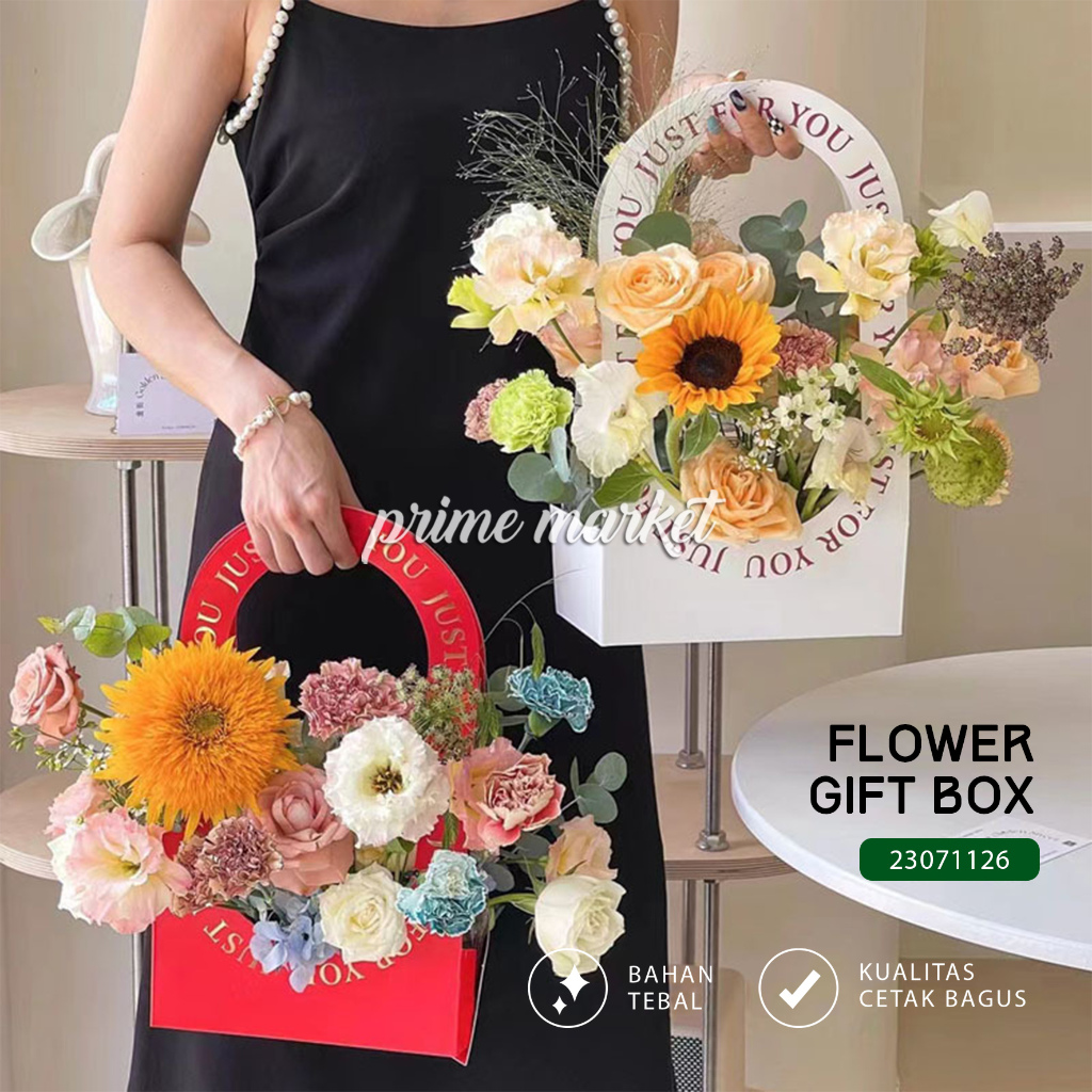 

Flower Box Buket Bunga Kotak Bunga Box Flower Bouquet Box Bunga Just For You (23071126)