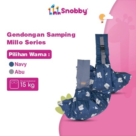 SNOBBY GENDONGAN SAMPING MILLO SERIES / GENDONGAN SAMPING BAYI