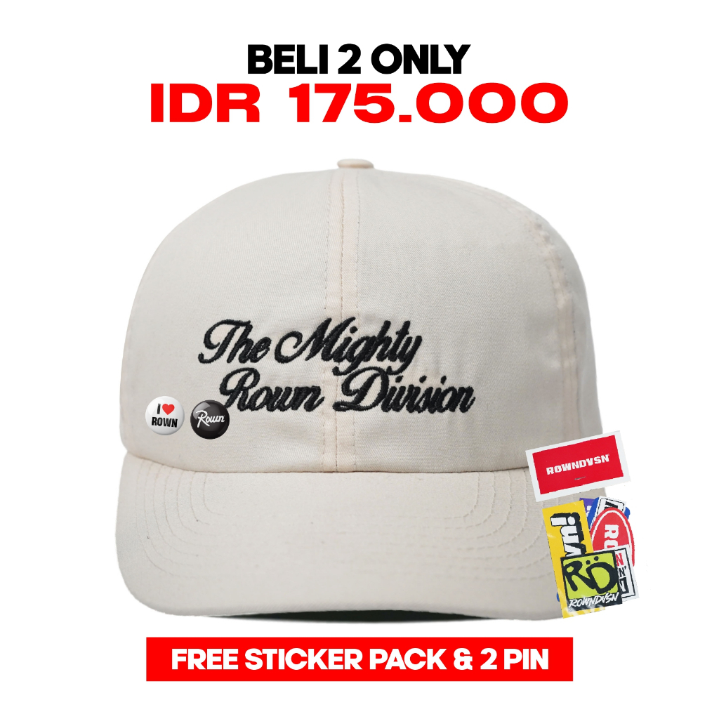 Rown Division Warehouse Polocaps - Rowndvsn Topi Halton Cream