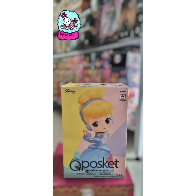 Bandai Qposket Figure Original Disney Princess Cinerella (Perfumagic) A type