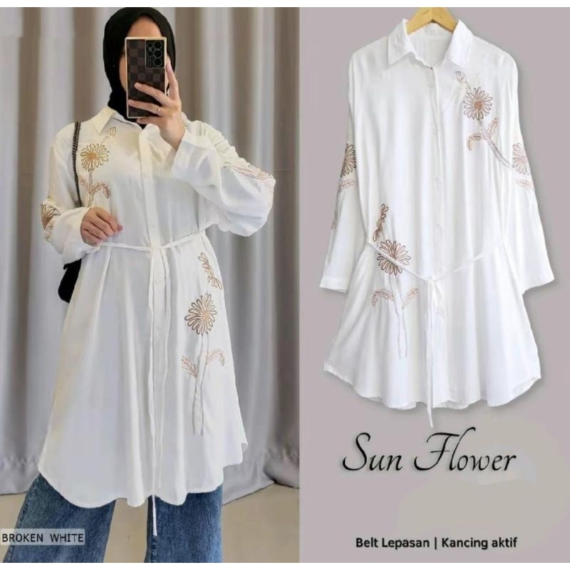 AZALEA TUNIK BORDIR RAYON TWILL