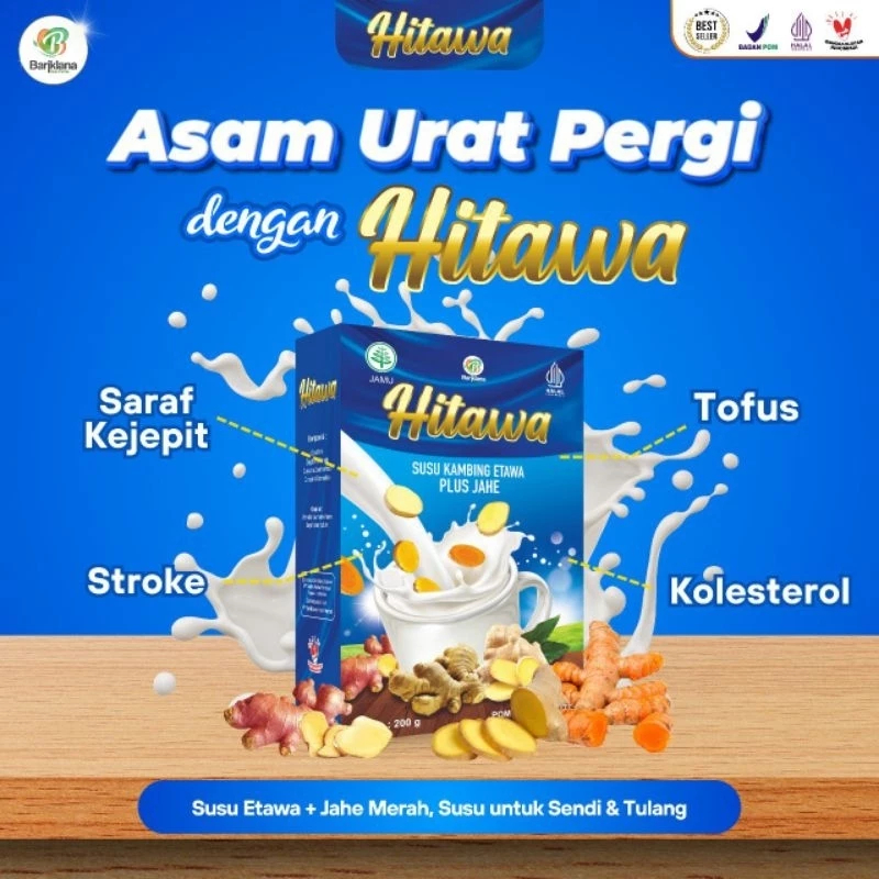 

HITAWA SUSU KAMBING ETAWA PLUS JAHE DAN TEMULAWAK | SUSU HITAWA | SUSU KAMBING DENGAN REMPA