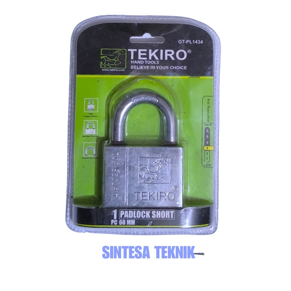 [TEKIRO] GEMBOK 60MM PENDEK ORIGINAL