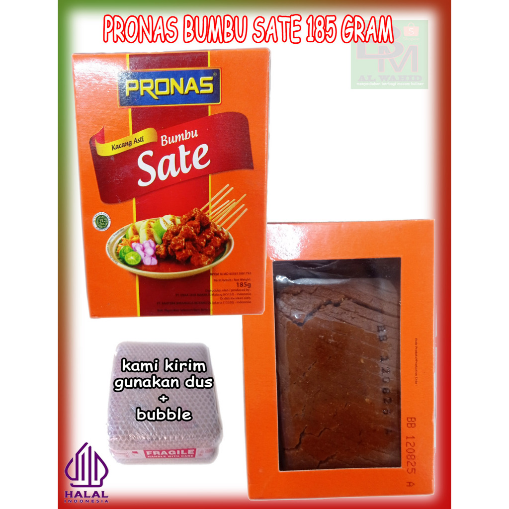 

Bumbu Sate Kacang Asli Pronas Kemasan 185 gram