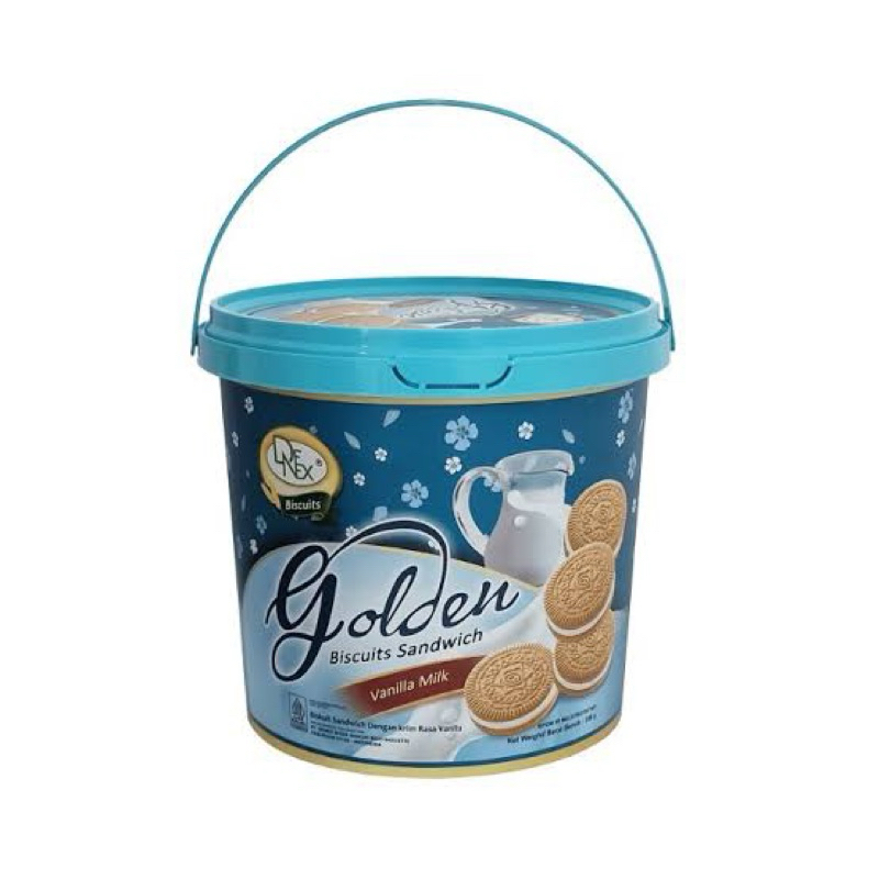 

DENEX Golden Biscuits Sandwich Vanilla Milk 350g