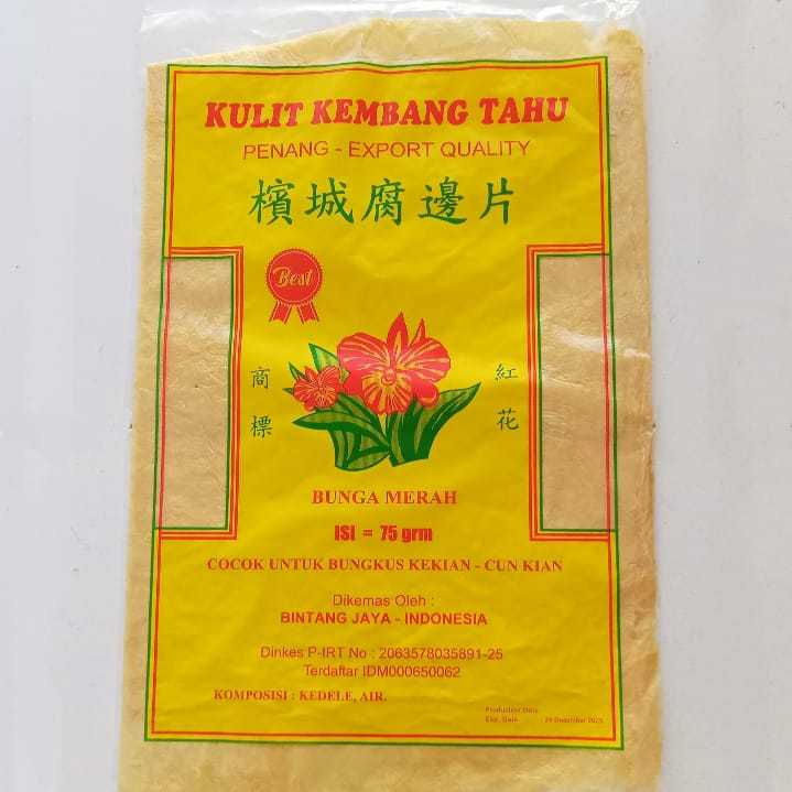 

KULIT KEMBANG TAHU IMPORT PENANG BUNGA MERAH