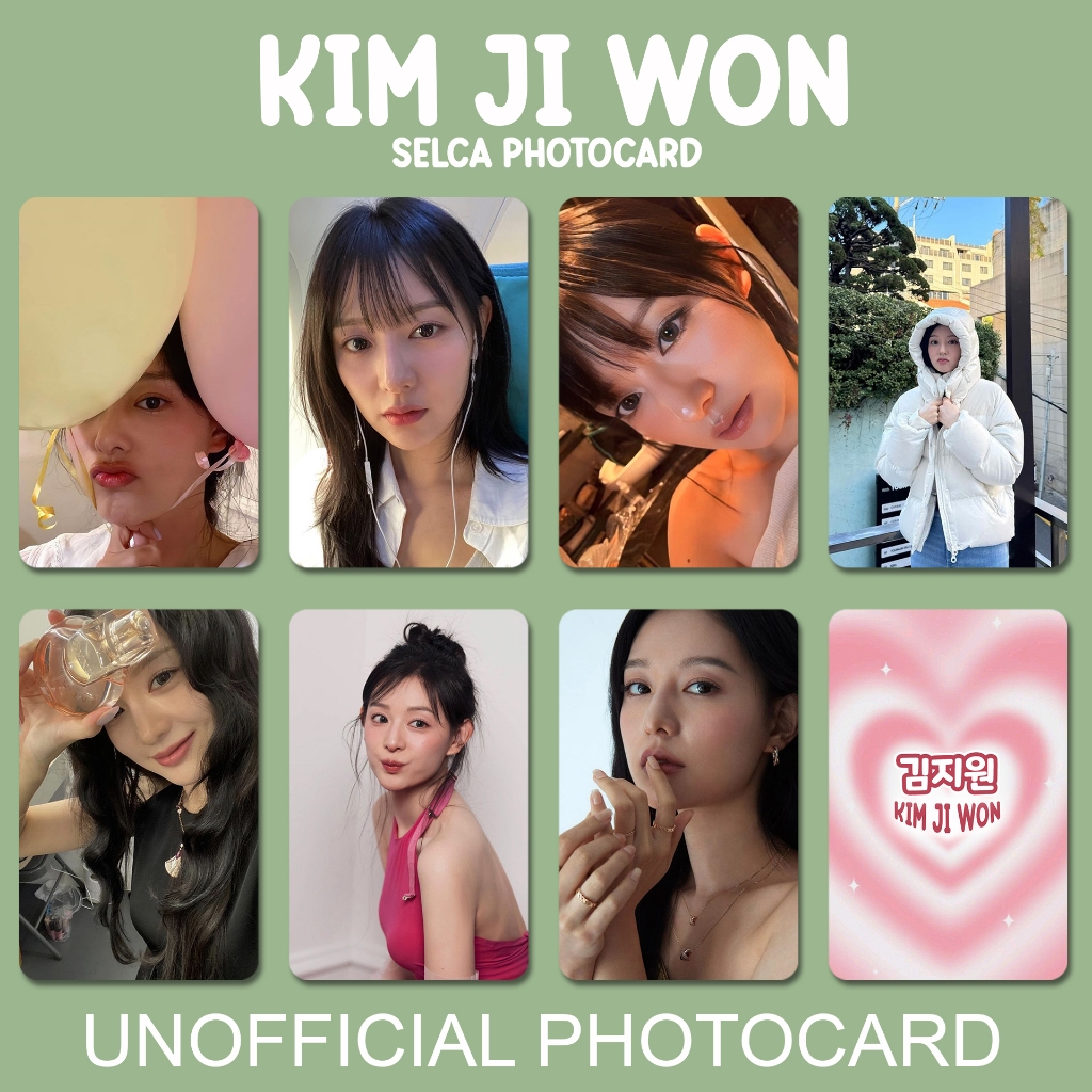 [UNOFFICIAL PHOTOCARD] KIM JI WON - SELCA