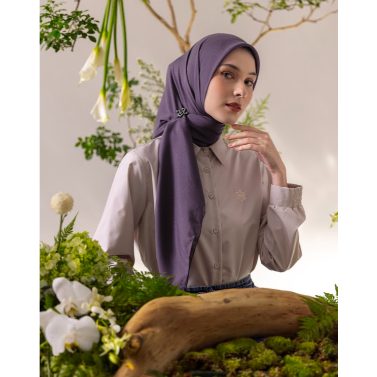 Heaven Lights - Voal Plain - Hijab Voal Polos Segi Empat