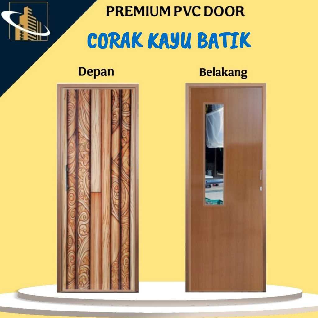Pintu Kamar Mandi PVC Decosit Artistik