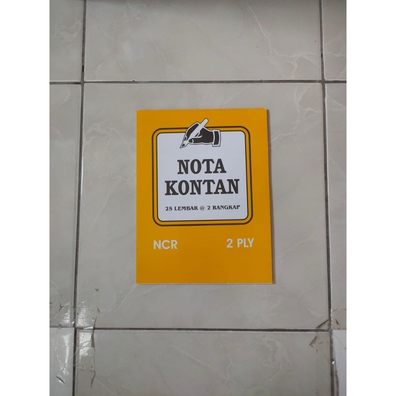 

Buku Nota Kontan Besar NCR 2 ply