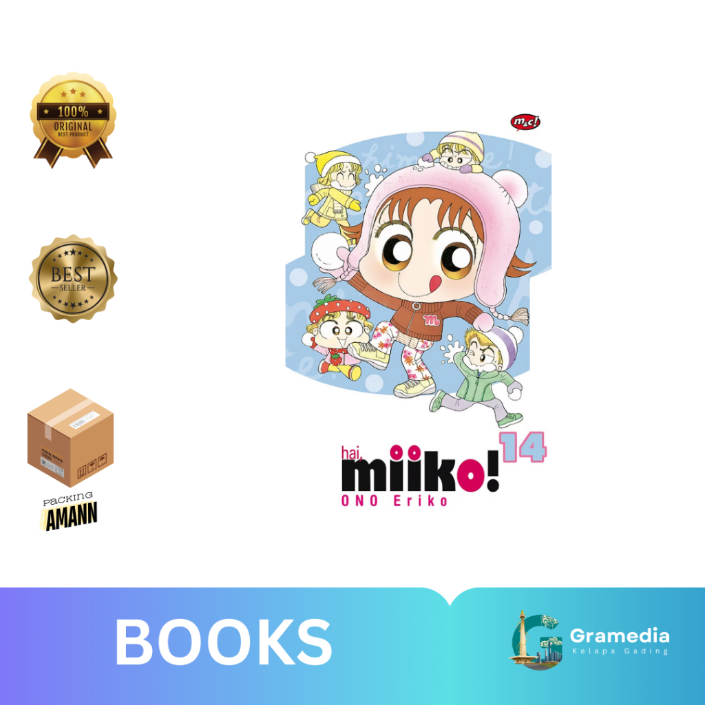 Gramedia MKG - Komik Hai, Miiko 14 - Bookpaper (Eriko Ono)