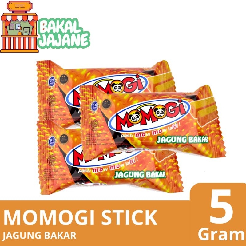 

momogi stick jagung bakar 6 gram 1 box