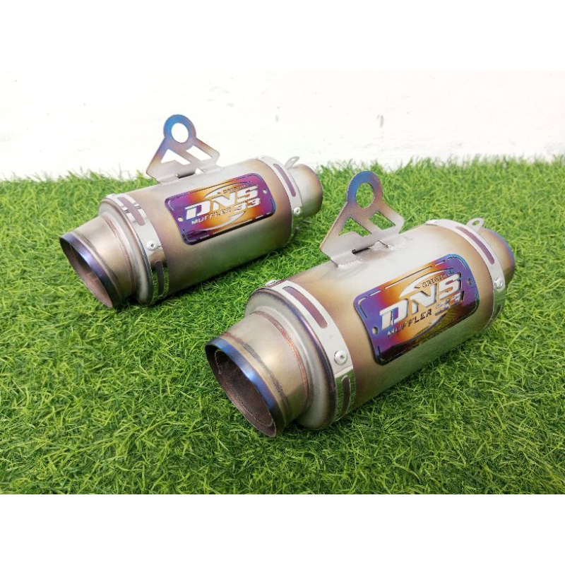 ( COD ) Silincer Knalpot Titanium Kompetisi Bore Up Dan Harian Model R9 15cm Bass Padat - Original D