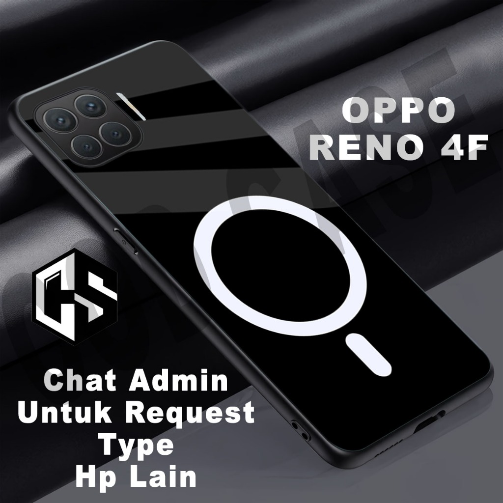 (COD 83) Softcase glossy kilau untuk type Hp OPPO RENO 4F / Motif Cocok untuk cowok dan cewek/case o
