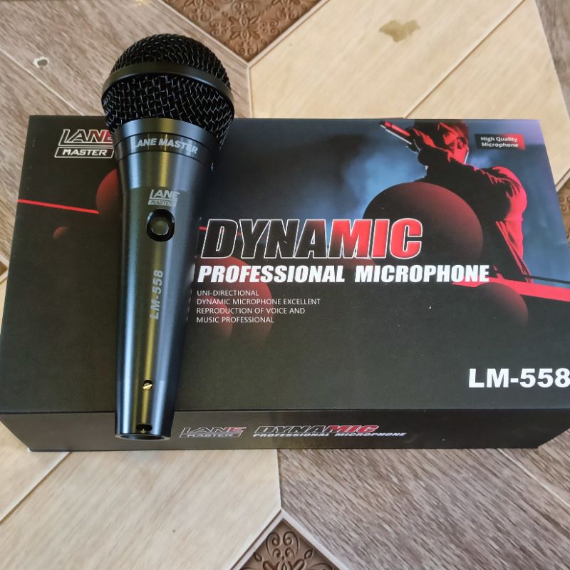 Microphone Dynamics Lane Master LM-558 Microphone Lane Master LM-558 Professional Vocal Microphone