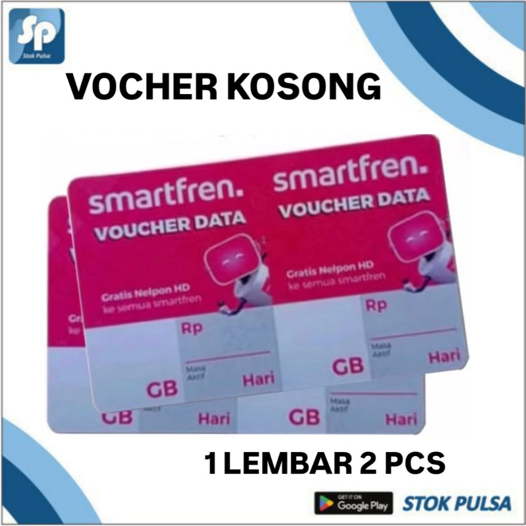 Voucher Kosong Smartfren - Voucher Blank Smartfren