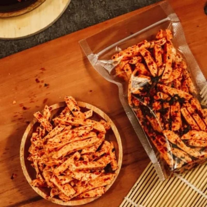 

basreng pedas gurih daun jeruk renyah Camilan Snack basreng