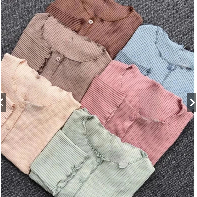 OK Cardigan anak perempuan 2--12 thun Basic Kancing / Cardigan Crop Top Rajut Premium / Crop Top