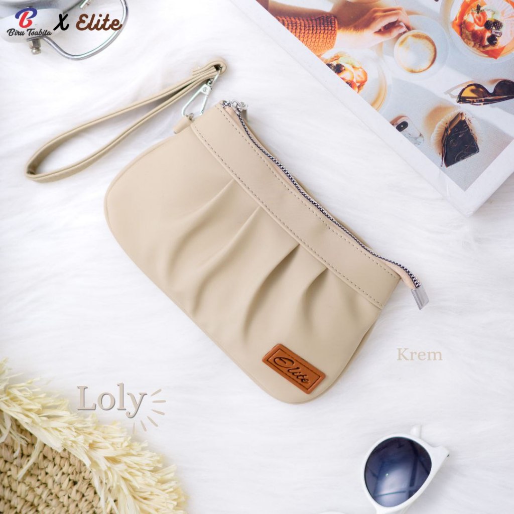 POUCH LOLY BY ELITE X BIRU TSABITA