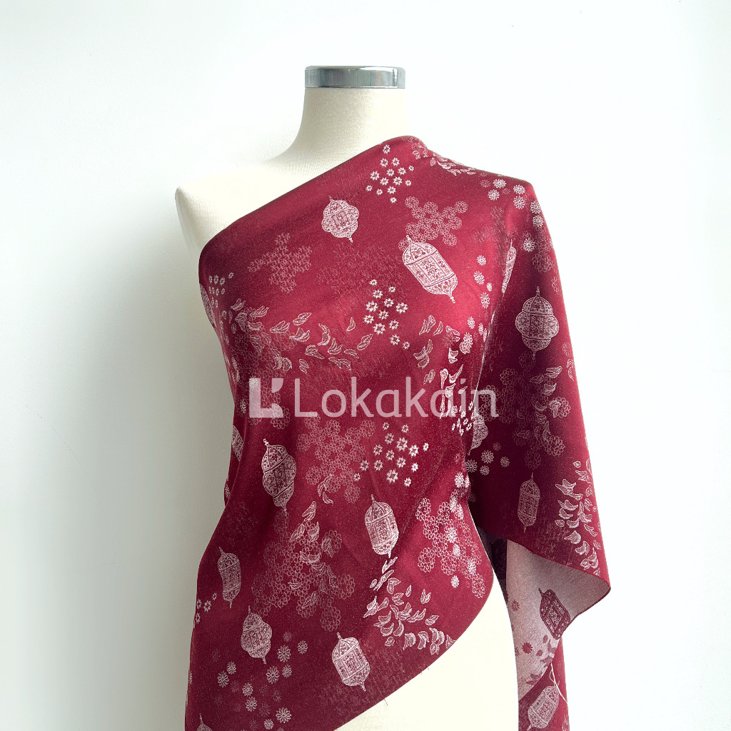 Kain Rayon Jacquard Premium / Kain Rayon Jacquard Bahan Baju Koko/ Kain Rayon Jaguar