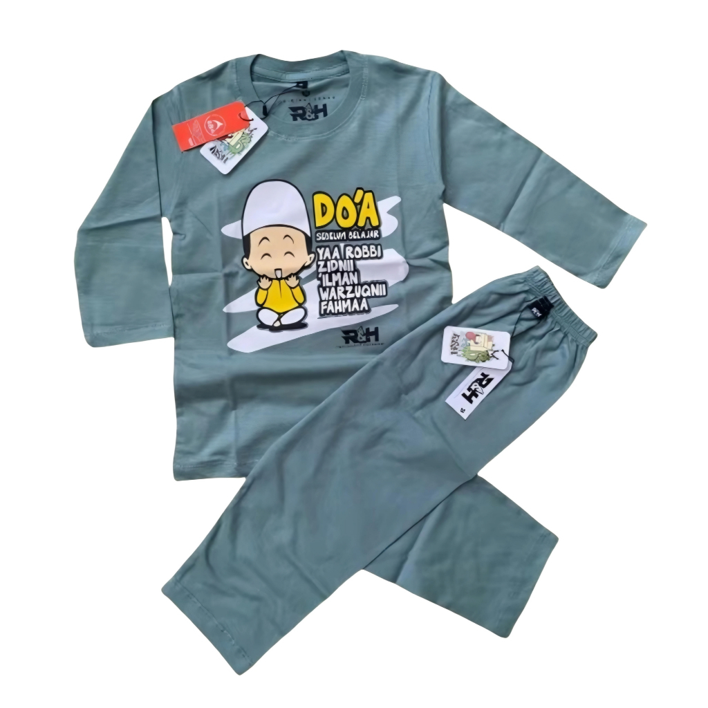 NRA Kaos Anak Setelan Muslim / Baju Anak Laki-Laki / Islami Anak Perempuan