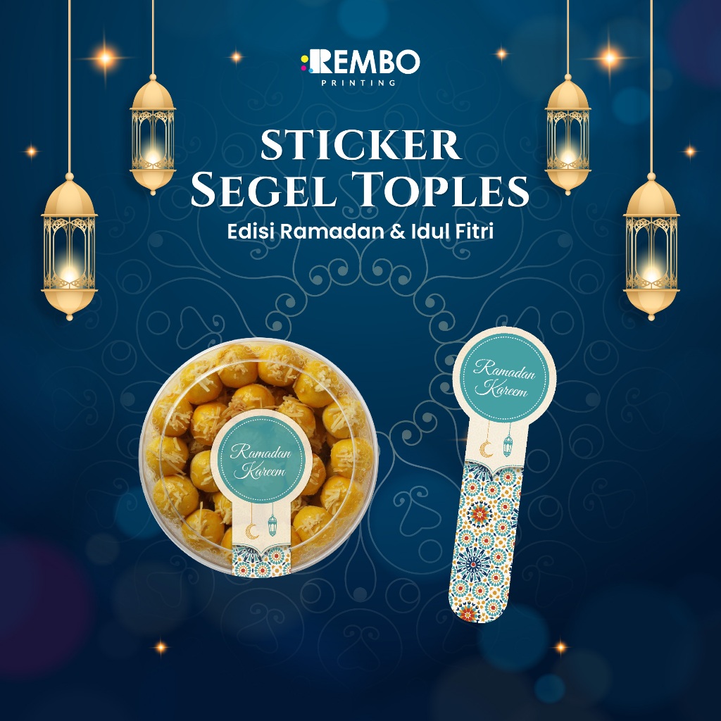 

Cetak Stiker Segel Toples Edisi Puasa Bulan Ramadan Lebaran Idul Fitri - Sticker Kemasan Makanan Minuman Toples - Ramadhan Idul Fitri 2025
