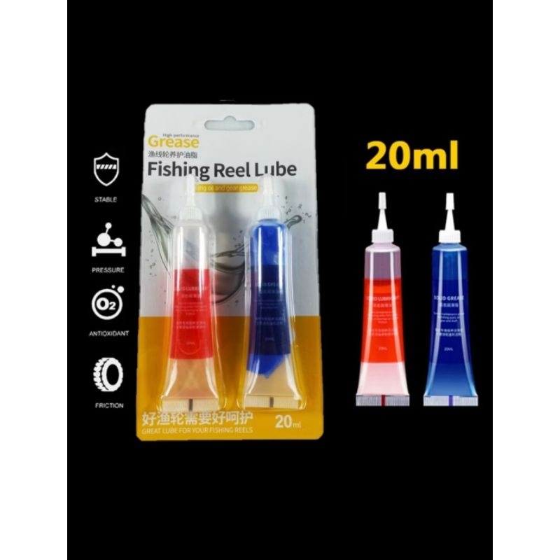 gris/gemuk dan oil  pancing.untuk pelumas gir Bering pancing