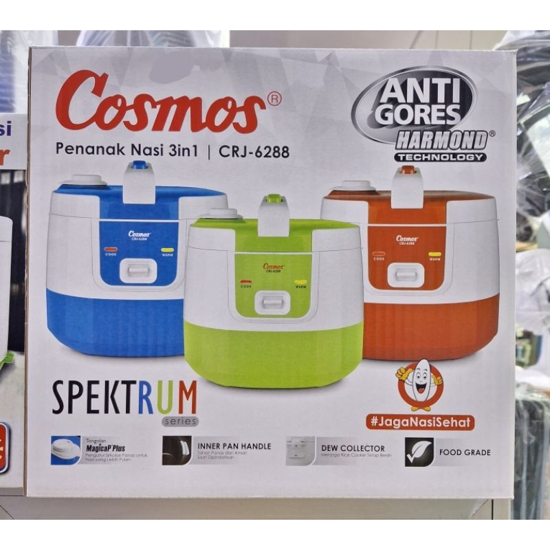 Rice cooker Cosmos spektrum CRJ 6288 Harmond Anti gores