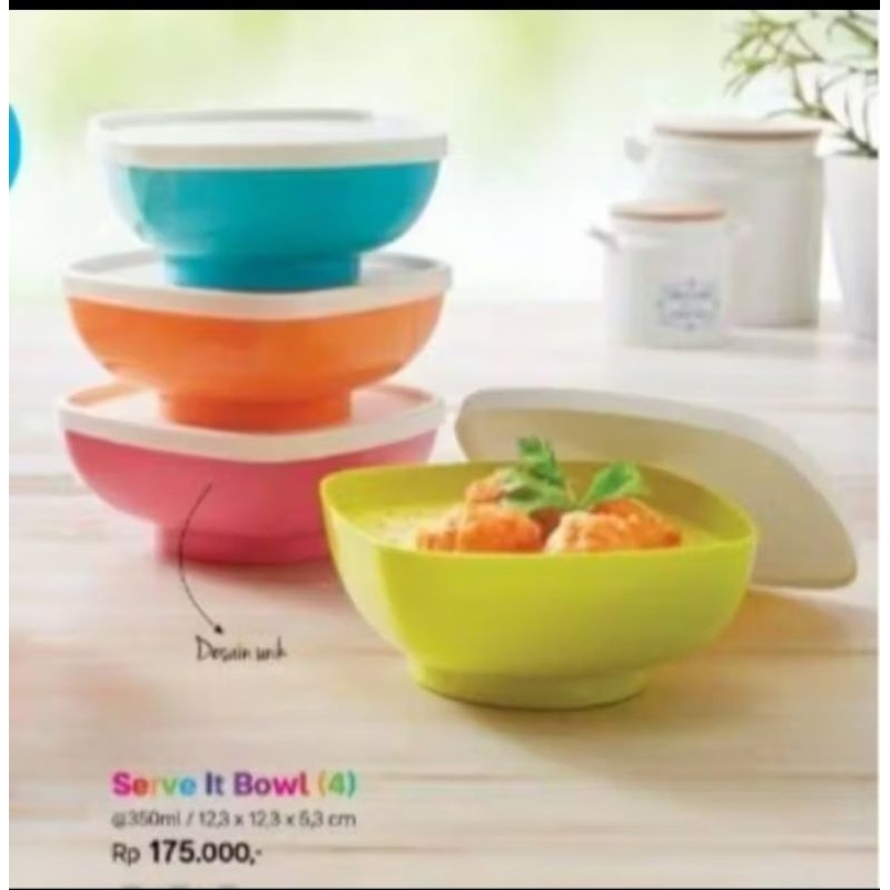 Tupperware Serve it Mangkok Jepang PROMO MURAH Original
