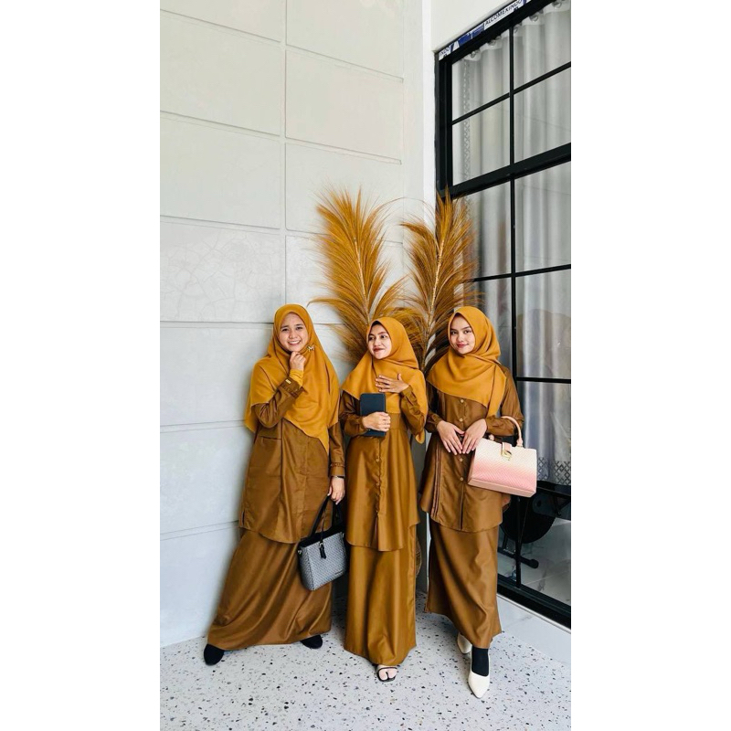 SERAGAM DINAS PEMDA, SYIFA DRESS, SERAGAM PNS, SERAGAM DINAS SET JILBAB, SERAGAM KERJA PNS