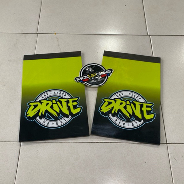 JUAL KARPET LUMPUR VARIASI PICK-UP PENAHAN LUMPUR KEPET EBEK KARET LUMPUR DAN STICKER UKURAN L300