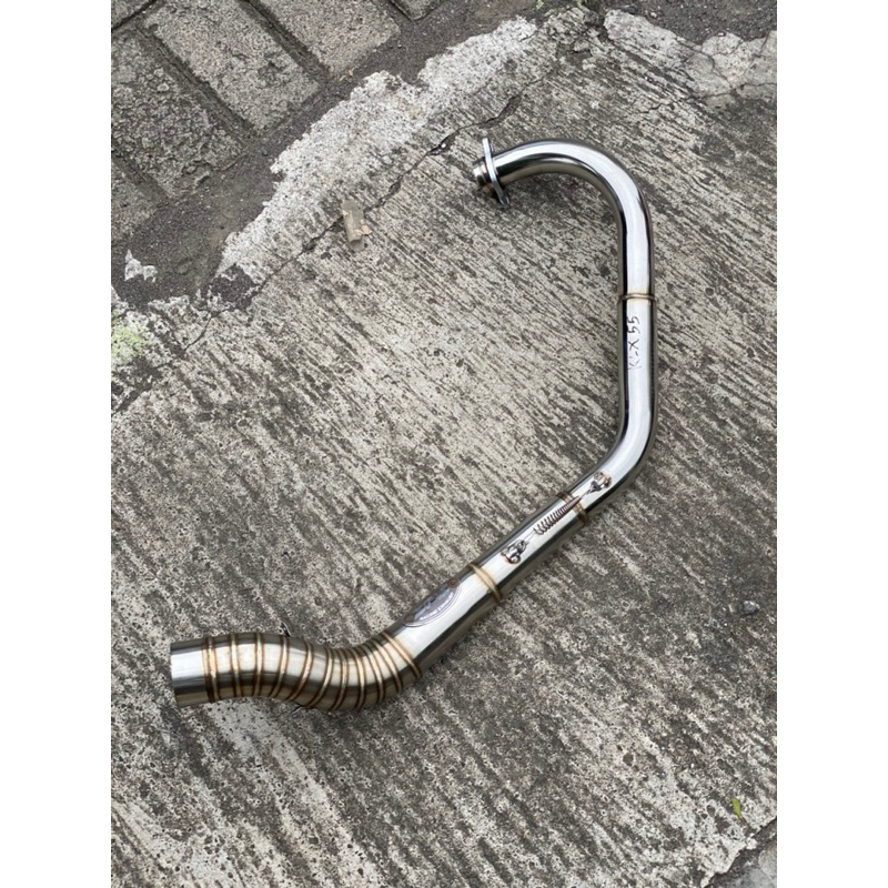 leher kenalpot dpj klx dtracker inlet55 kolong bawah gread A