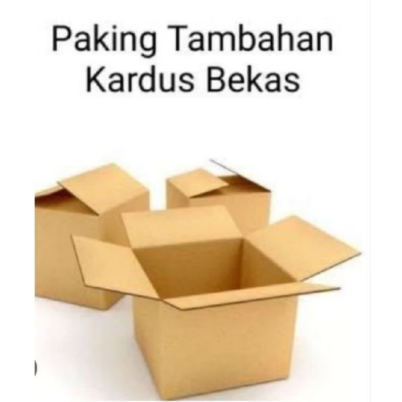 

KARDUS PACKING TAMBAHAN agar paketmu tetap aman | kardus bekas