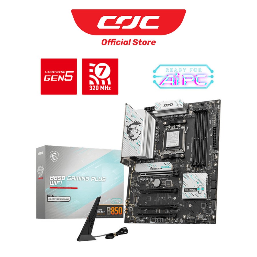 MSI B850 GAMING PLUS WIFI | Motherboard ATX AMD Socket AM5 DDR5 256GB Max Memory