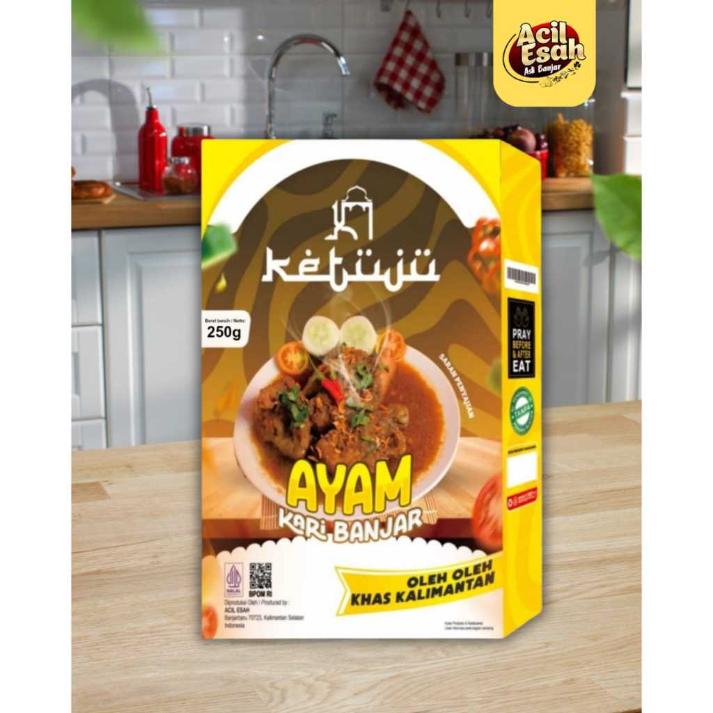 

LAUK/MAKANAN SIAP SAJI - Ayam Kari Banjar Ketuju By Acil Esah