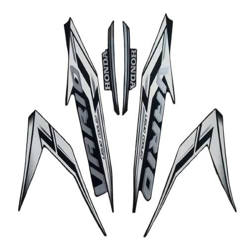 STIKER STRIPING LIS BODY MOTOR VARIO 125 2024 FULL HITAM PUTIH