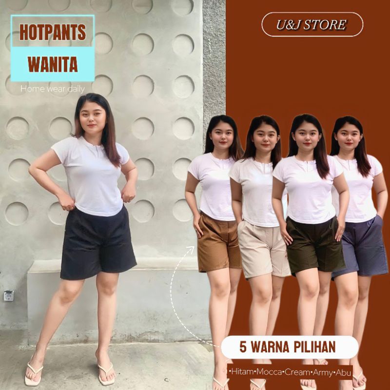 Hot Pants/Korean Pants/Celana Pendek Wanita/Hot Pants Kekinian