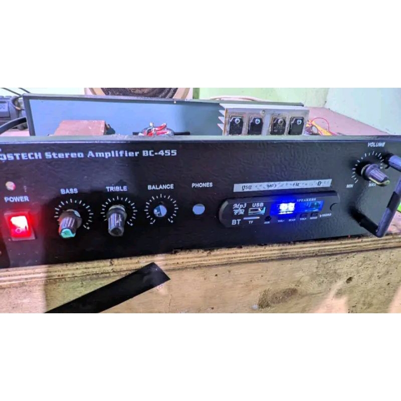 power ampli rumahan spert part bekas normal