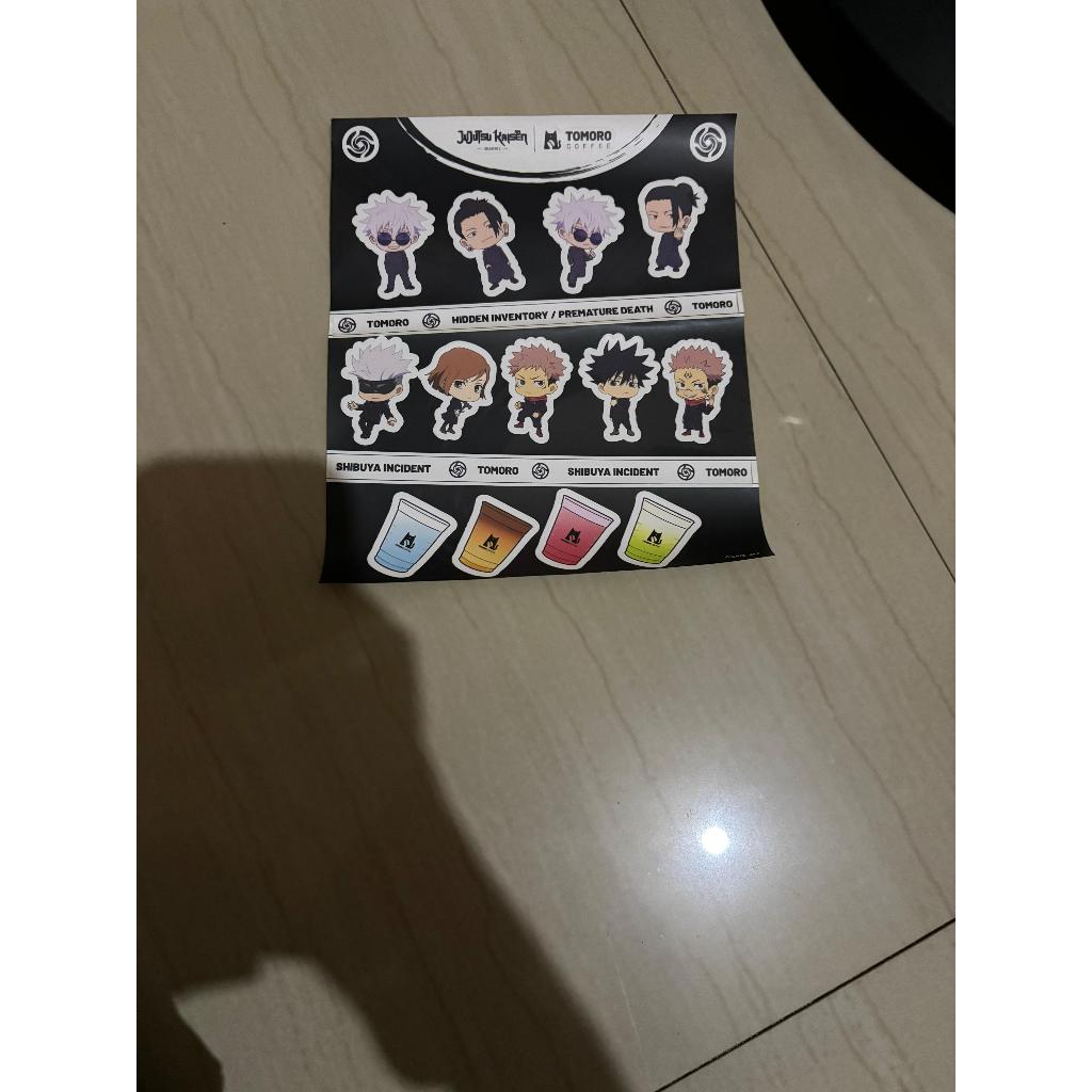 

Tomoro Coffee Stiker Anime Shibuya Incident
